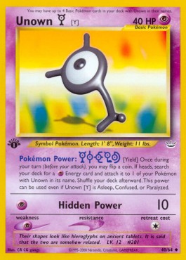 Unown [Y] (NR 40)