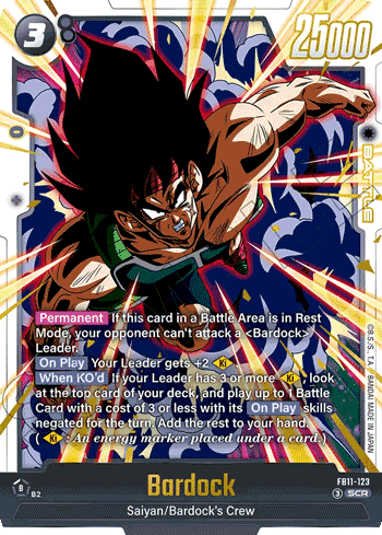 Bardock (FB11-123) [Fusion World] (V.1 - Secret Rare)