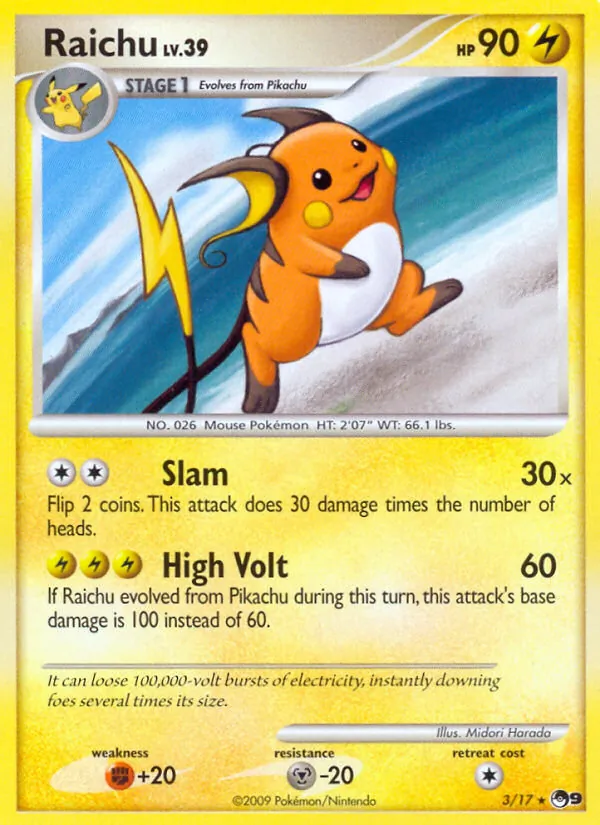 Raichu Lv.39 (POP9 3)