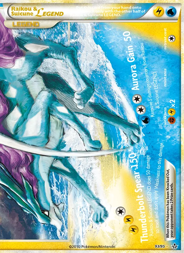 Raikou & Suicune LEGEND (UL 93)