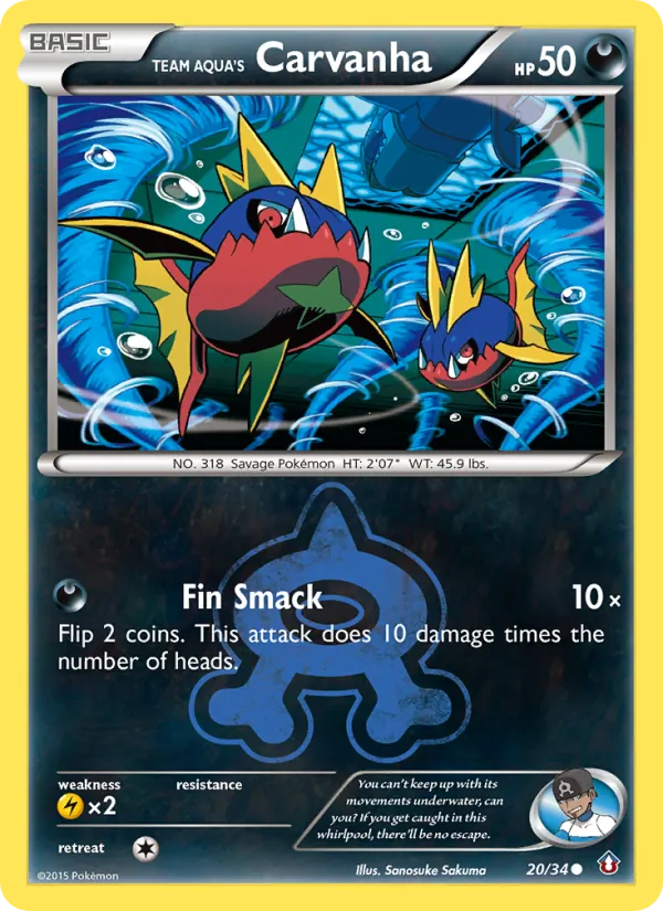 Team Aqua's Carvanha (DCR 20)