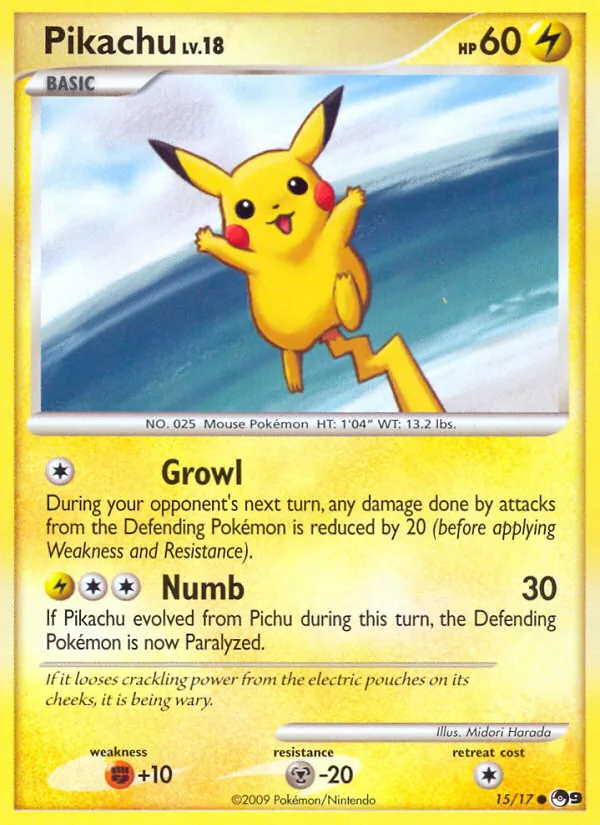 Pikachu Lv.18 (POP9 15)