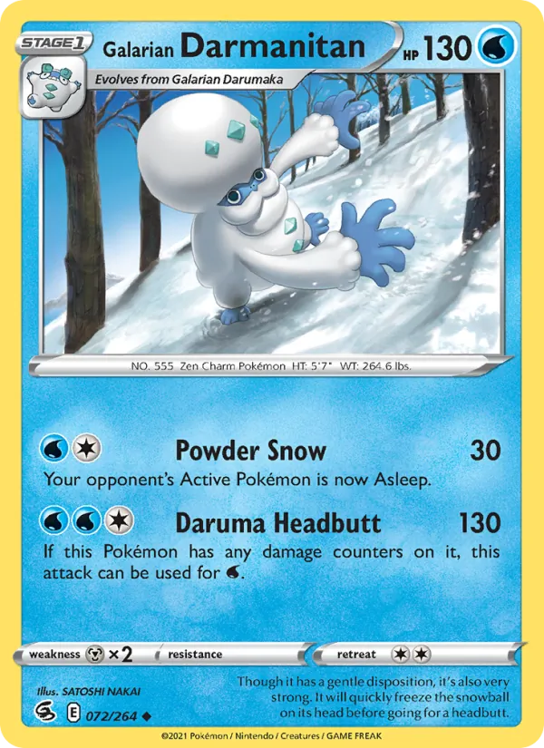 Galarian Darmanitan (FST 072)