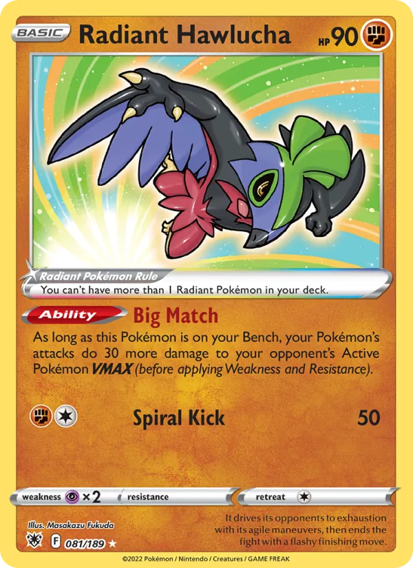Radiant Hawlucha (PPS3 ASR 081)