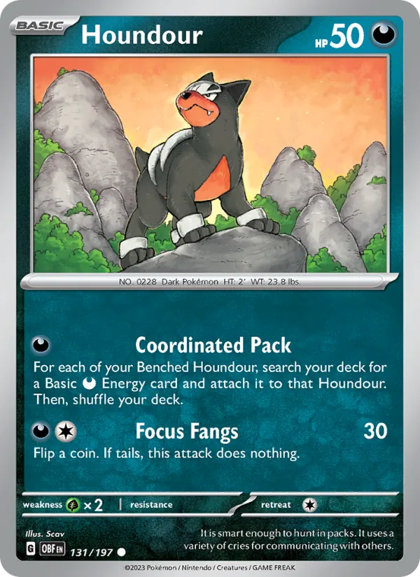 Houndour (BOO24 OBF 131)