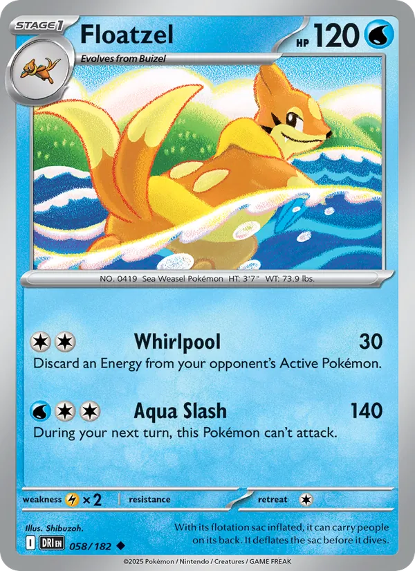 Floatzel (DRI 058)