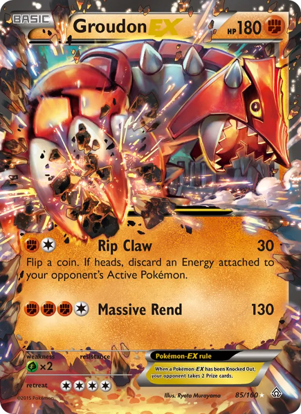 Groudon EX (WCD15 PRC 85)