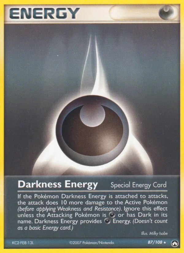 Darkness Energy (WCD07 PK 87)